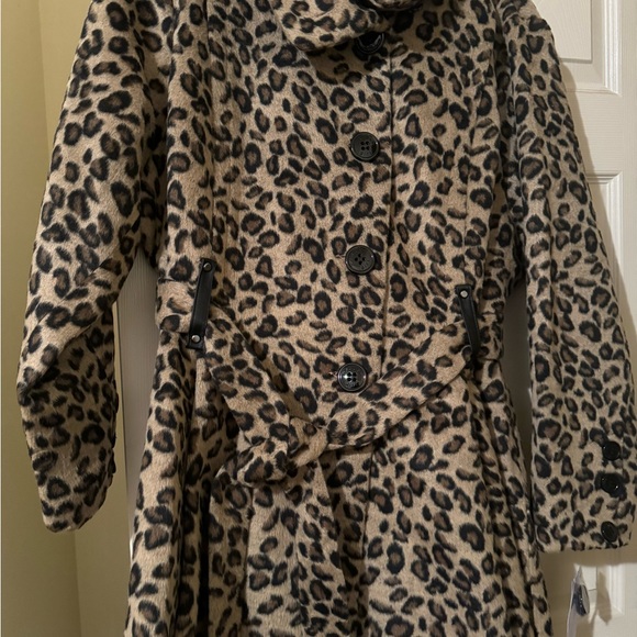 NWT Madden Girl Brown/Black Leopard Print Coat Size 3X - Picture 6 of 14